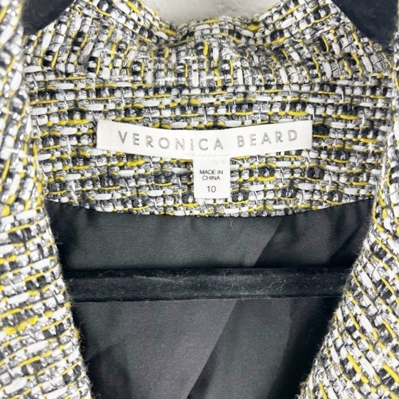 Veronica Beard Fabian Tweed Boucle Fringe Blazer Jacket Size 10 - Picture 7 of 7